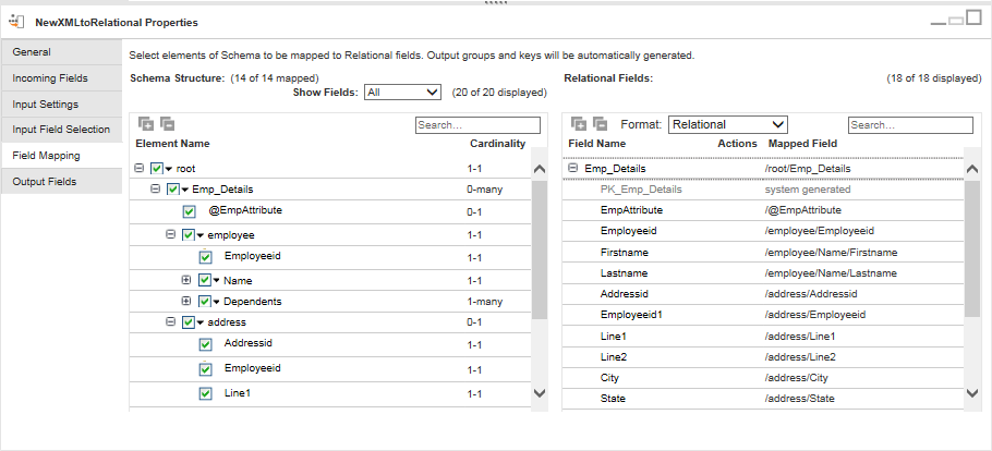 Afbeelding van Informatica Big Data Parser tools.