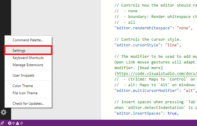 Schema van Azure Data Studio.