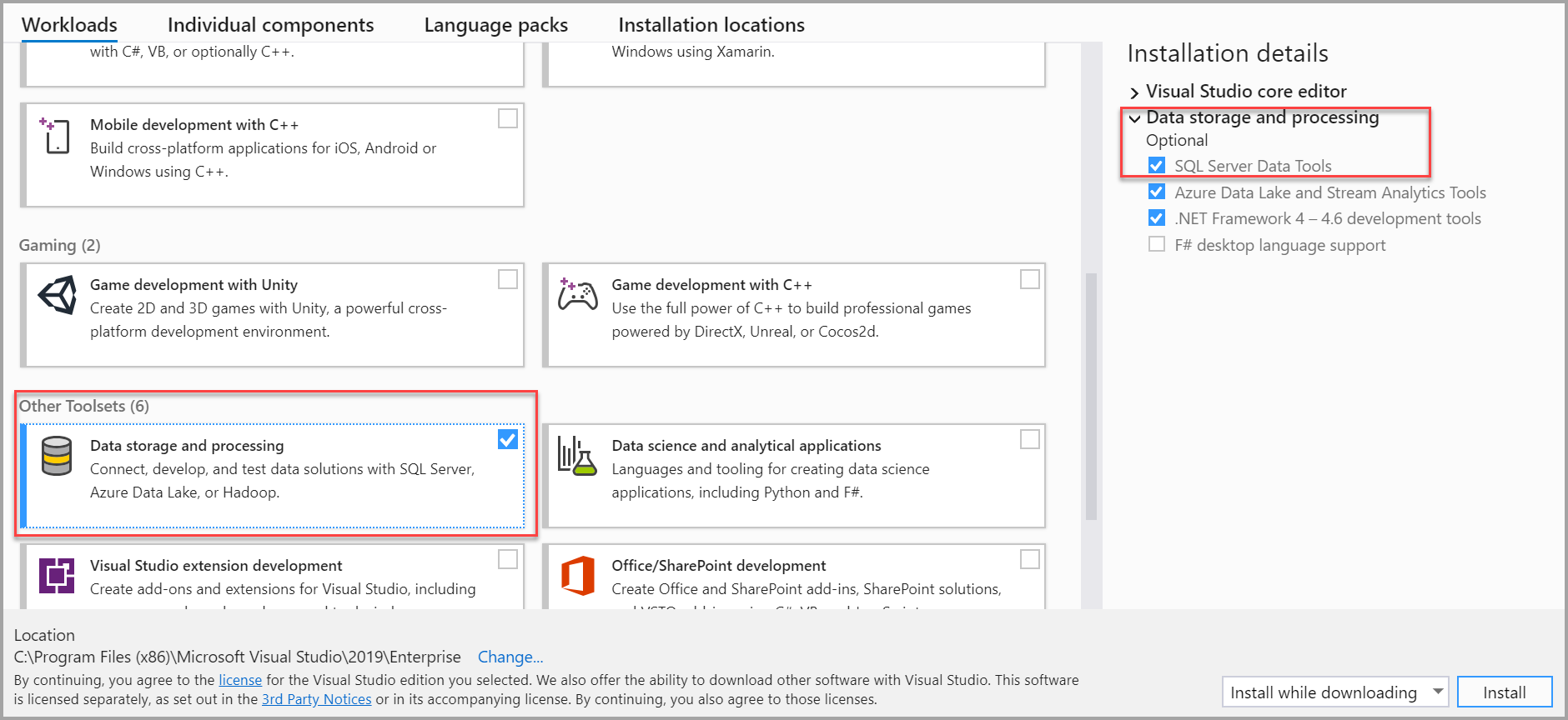 Screenshot van SQL Server Data Mining software.