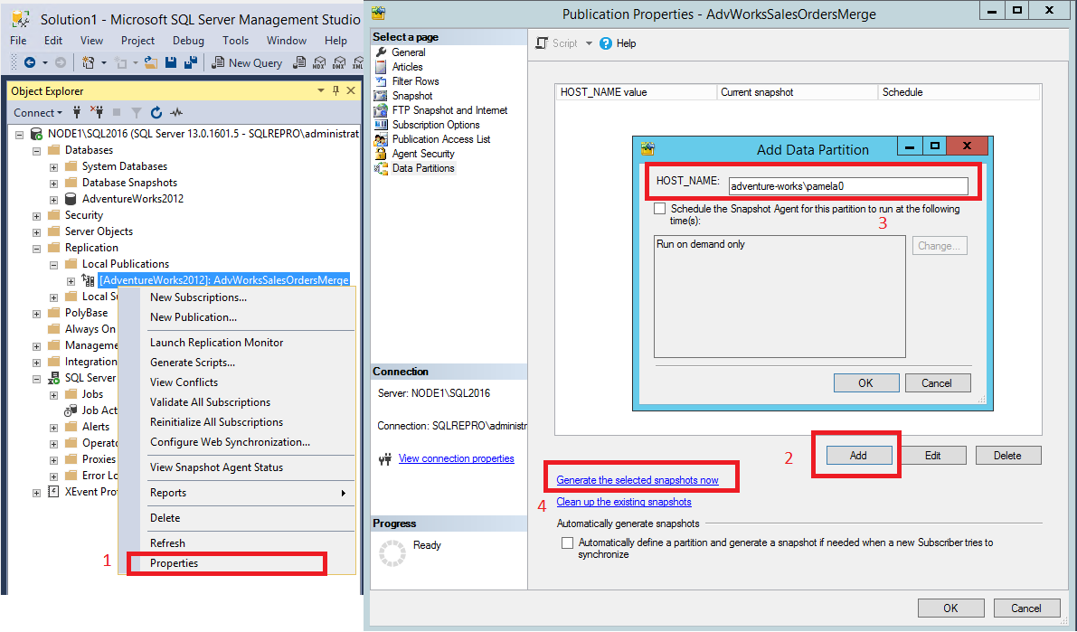 Afbeelding van Microsoft SQL Server Replication tools.