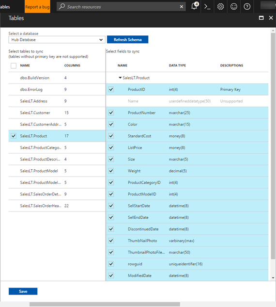 Afbeelding van Sql Data Sync tools.