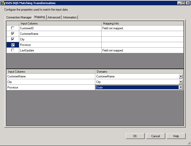 Afbeelding van SQL Server Data Quality tools.