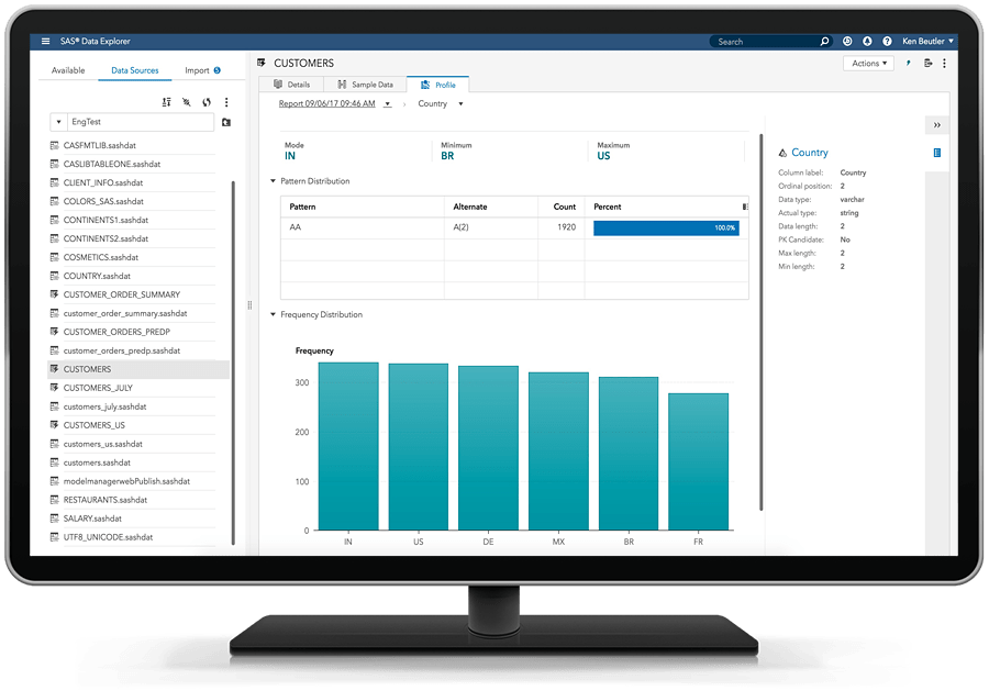 Afbeelding van SAS Data Quality Accelerator tools.