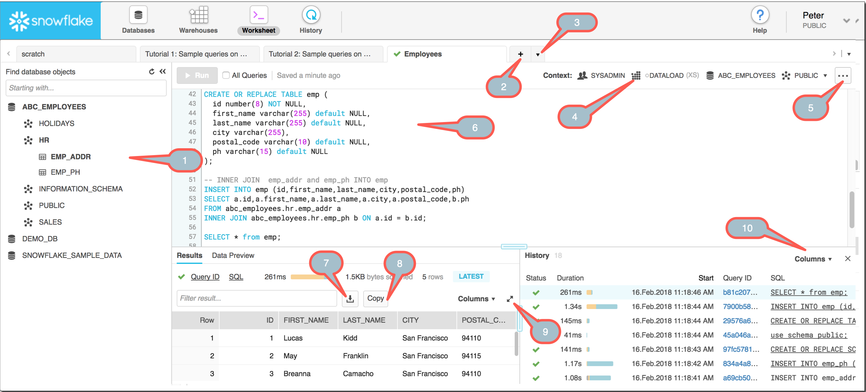 Afbeelding van Snowflake Data Platform tools.