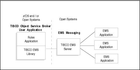 Screenshot van TIBCO Enterprise Message Service software.