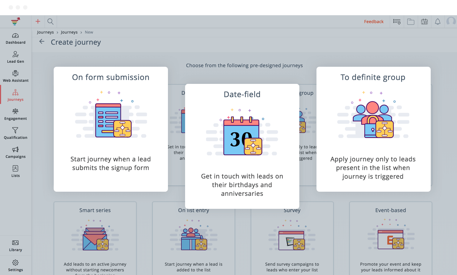 Afbeelding van Zoho Marketing Automation tools.